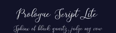 Prologue Script Lite by Font Bundles — Script Handwritten Font — thumbnail 2