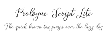 Prologue Script Lite by Font Bundles — Script Handwritten Font — thumbnail 1
