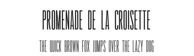 Promenade de la Croisette by HENRIavecunK Type Co — Sans Serif Font