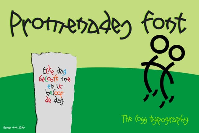 Promenades Font by Fernando Haro — Script Handwritten Font