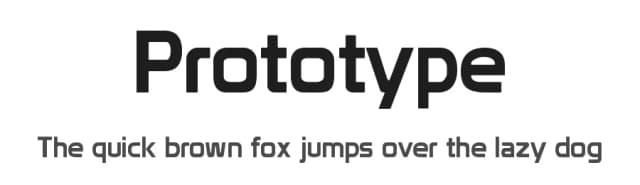 Prototype by Justin Callaghan — Sans Serif Font