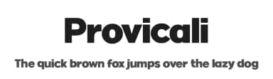Provicali by Chequered Ink — Sans Serif Font — thumbnail 1