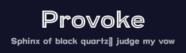 Provoke by Parker Creative — Sans Serif Font — thumbnail 2