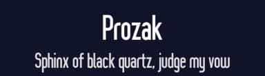 Prozak by Zetafonts — Sans Serif Font — thumbnail 2
