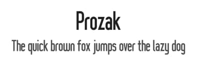 Prozak by Zetafonts — Sans Serif Font — thumbnail 1