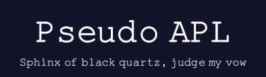 Pseudo APL by Paradox 2005 — Sans Serif Font — thumbnail 2