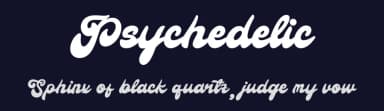 Psychedelic by Alpaprana Studio — Script Handwritten Font — thumbnail 2