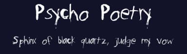 Psycho Poetry by Slut Digital Type — Script Handwritten Font — thumbnail 2