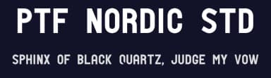 PTF Nordic Std by prismtone(designer) — Sans Serif Font — thumbnail 2