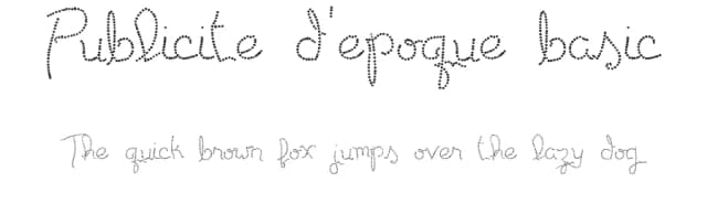 Publicite d'epoque basic by Lauren Ashpole — Script Handwritten Font