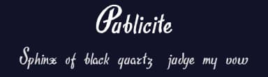 Publicite by Intellecta Design — Script Handwritten Font — thumbnail 2