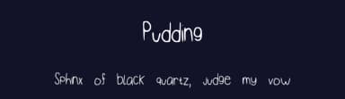 Pudding by gabby g. — Script Handwritten Font — thumbnail 2