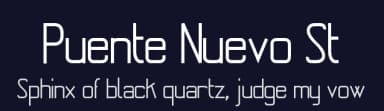 Puente Nuevo St by Southype — Sans Serif Font — thumbnail 2