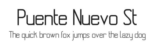 Puente Nuevo St by Southype — Sans Serif Font