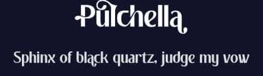 Pulchella by Mocha Frappuccino — Sans Serif Font — thumbnail 2