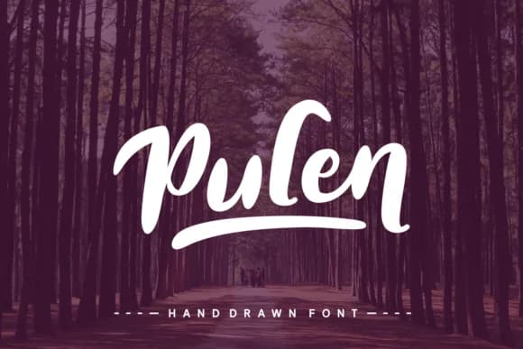 Pulen Font by Rifki (7ntypes) — Script Handwritten Font