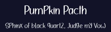 Pumpkin Pacth by Etik Fatimah — Script Handwritten Font — thumbnail 2