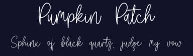 Pumpkin Patch by Graphix Line Studio — Script Handwritten Font — thumbnail 2