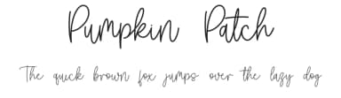 Pumpkin Patch by Graphix Line Studio — Script Handwritten Font — thumbnail 1