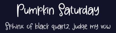 Pumpkin Saturday by Eddy Goodboy — Script Handwritten Font — thumbnail 2