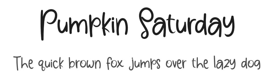 Pumpkin Saturday by Eddy Goodboy — Script Handwritten Font — preview 1