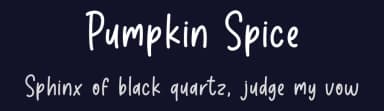 Pumpkin Spice by Graphix Line Studio — Script Handwritten Font — thumbnail 2