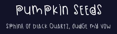 Pumpkin Seeds by Des Gomez — Script Handwritten Font — thumbnail 2