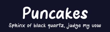 Puncakes by Fikryal studio — Script Handwritten Font — thumbnail 2