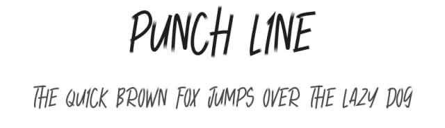 Punch Line by Invitara — Script Handwritten Font