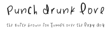 Punch Drunk Love by Des Gomez — Script Handwritten Font — thumbnail 1