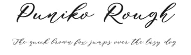 Puniko Rough by Jroh Creative — Script Handwritten Font — thumbnail 1