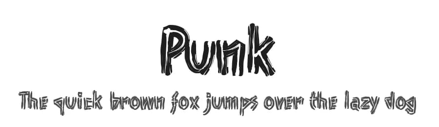 Punk by Gaut Fonts — Script Handwritten Font — preview 1