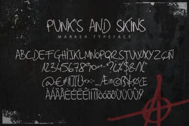 Punks and Skins Font by SmartDesigns — Script Handwritten Font — thumbnail 2