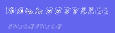 Pupies by Ding Bang — Dingbats Font — thumbnail 3