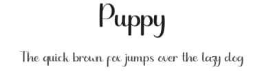 Puppy by Erik Studio — Script Handwritten Font — thumbnail 1