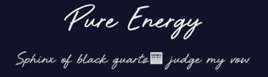 Pure Energy by BLKBK Fonts — Script Handwritten Font — thumbnail 2