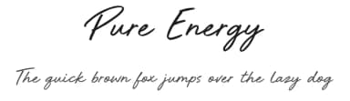 Pure Energy by BLKBK Fonts — Script Handwritten Font — thumbnail 1