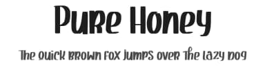 Pure Honey by Vunira Design — Script Handwritten Font — thumbnail 1