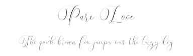 Pure Love by Moriztype — Script Handwritten Font — thumbnail 1