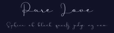 Pure Love by Luluk Surotul — Script Handwritten Font — thumbnail 2