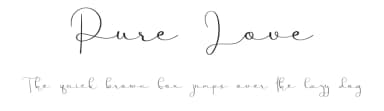 Pure Love by Luluk Surotul — Script Handwritten Font — thumbnail 1