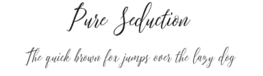 Pure Seduction by BLKBK Fonts — Script Handwritten Font — thumbnail 1