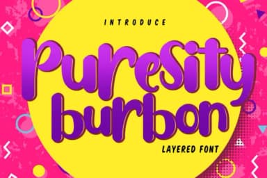 Puresity Burbon Font by Vunira — Script Handwritten Font — thumbnail 1