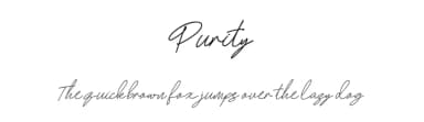Purity by ToniStudio — Script Handwritten Font — thumbnail 1