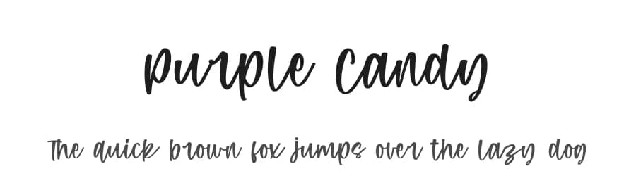 Purple Candy by Revo Farisky — Script Handwritten Font — preview 1