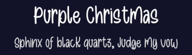 Purple Christmas by Danu Setyaji Nugroho — Script Handwritten Font — thumbnail 2