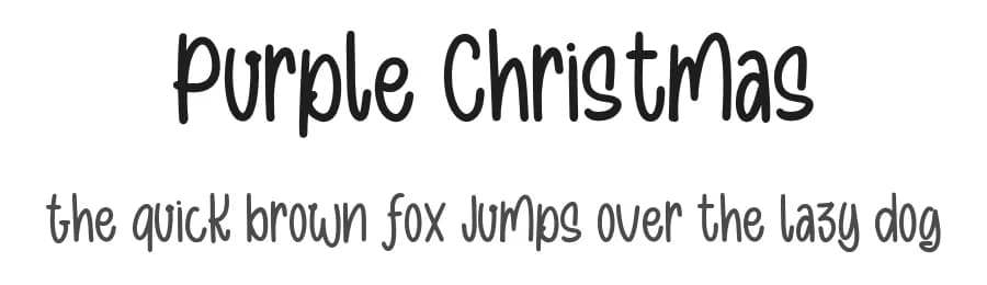 Purple Christmas by Danu Setyaji Nugroho — Script Handwritten Font — preview 1