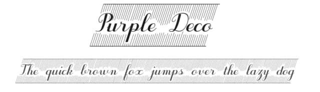 Purple Deco by JBFoundry — Script Handwritten Font