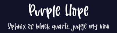 Purple Hope by DM Letter Studio - Dimas Prasetyo — Script Handwritten Font — thumbnail 2