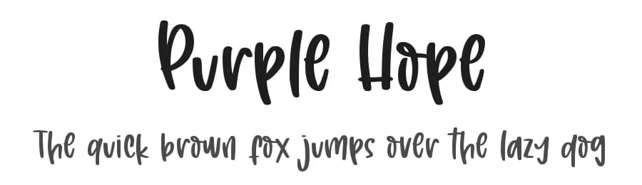 Purple Hope by DM Letter Studio - Dimas Prasetyo — Script Handwritten Font